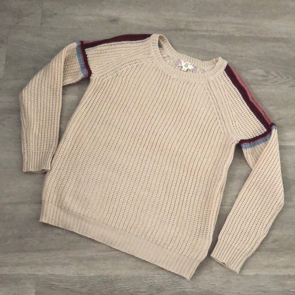 Pink Rose Lightweight Crewneck Sweater
